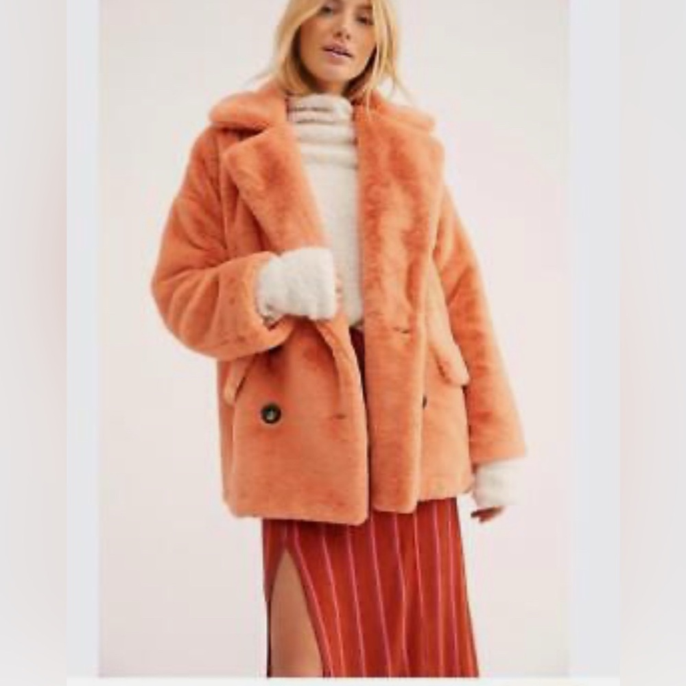 Free People Kate Faux Fur jacket\coat